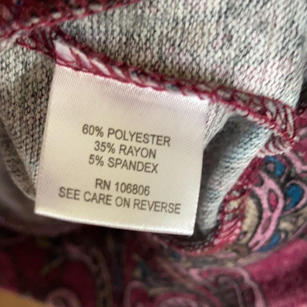 Emily Daniels paisley floral print pattern top PXL - Picture 11 of 17